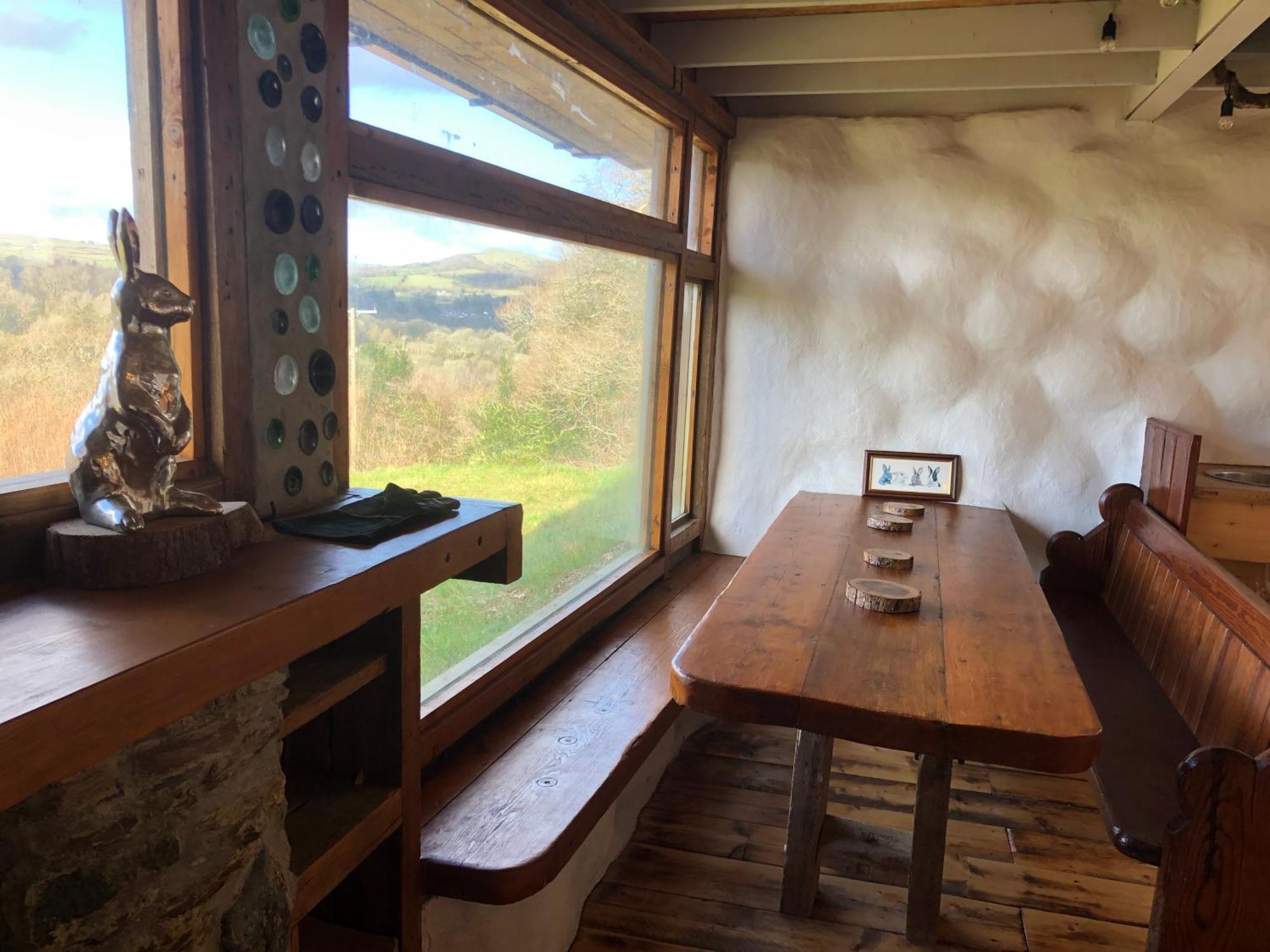 Rabbits 1Or 2 Bedroom Hobbit Style Hillset Earthen Dartmoor Eco Home South Brent Exterior foto
